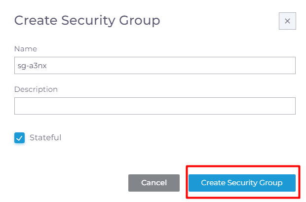 Khởi tạo Security Group | CMC Cloud